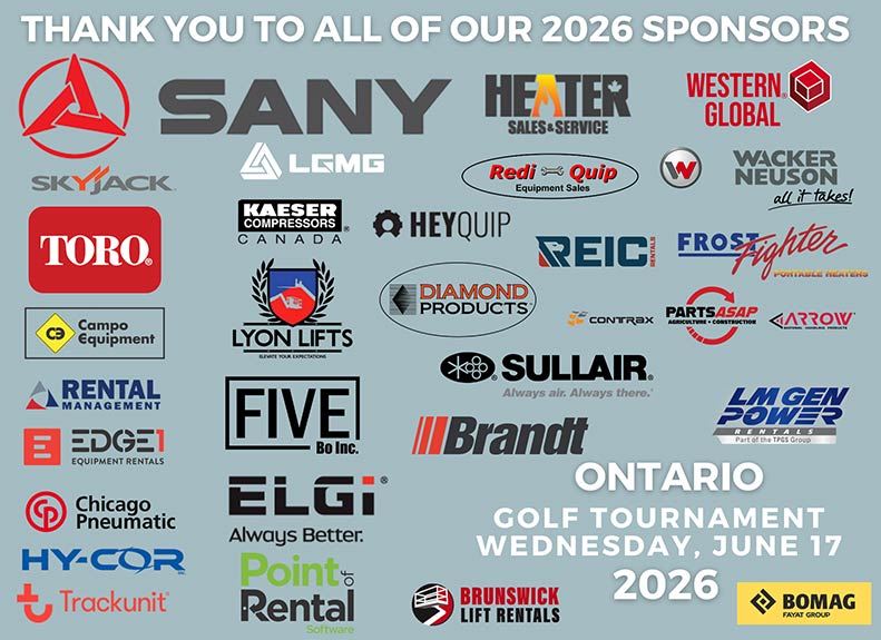 2026 Ontario Golf Tournament Sponsors